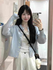 SHUQINGLAI | Fashionable Womens Knit Cardigan Coat for Early Autumn and Spring