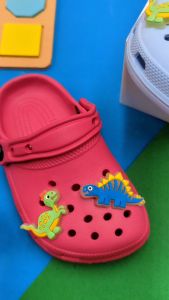 Dinosaur Cute Glow in the Dark Clogs Sandals for Boys Girls Kids Toddlers with Jibbitzs