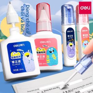 deli | Chất Tẩy Chỉnh Sửa Không Dấu Vết Học Sinh Dùng Bút Và Cọ