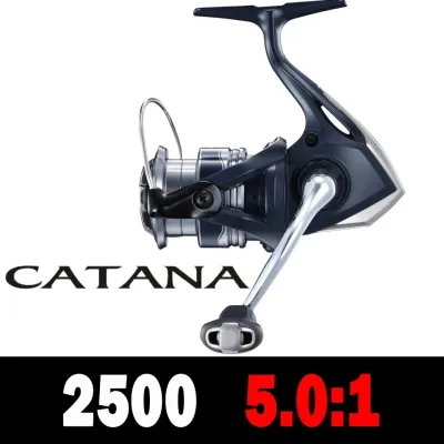 SHIMANO | SHIMANO CATANA Spinning Fishing Reel 3+1BB Metal Spool G-Free Body and Propulsion Line Management System