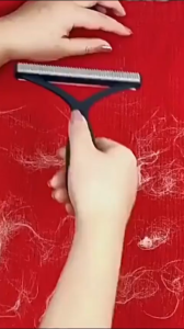 Alat Pembersih Bulu Kucing Anjing D25 Sikat Pembersih Bulu Hewan Pet Hair Remover 2in1