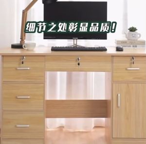 โต๊ะทำงาน มีลิ้นชัก พื้นจัดขนาด สำหรับการคอมพิวเตอร์ เขียนหนังสือ ใช้ได้กับ โต๊ะทํางานมีลิ้นชัก บรรจุภัณฑ์เหล่าน้ำ