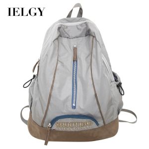 IELGY School Bag Embroidered Large Capacity College Student Backpack