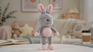 Long-Legged Bunny Plush Toy Soft Winking Rabbit Plushie