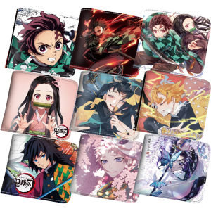 กระเป๋าสตางค์ผู้ชายสไตล์ญี่ปุ่นเกาหลีสไตล์สั้นใหม่วัยรุ่นสร้างสรรค์โรงเรียนมัธยม การ์ตูน ภาพเคลื่อนไหวกระเป๋าใส่เหรียญขนาดเล็กพับได้ อินเทรนด์