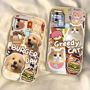 Redmi Note5 pro New Model Note5A Standard Version High Version Silicone Protective Case Full Cover Burger Dog Cat Cute Cartoon Soft Shell for Couples