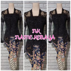 set kebaya pesta kutubaru kebaya hitam kutubaru kebaya kutubaru kebaya bali + rok lilit