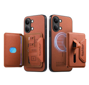 Ốp Điện Thoại Da Cao Cấp Từ Tính Cho Poco X8/X7 Pro Ví Đựng Thẻ 2 Trong 1 Có Thể Tháo Rời Tương Thích Với Xiaomi Poco X8 Pro Max