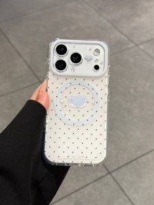 SENBO | Dot Elephant Design Full Coverage Silica Gel Shockproof Case for iPhone 17 Pro Max