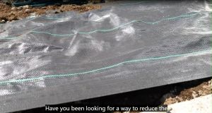 ผ้าคลุมหญ้า พลาสติก 1x5 1x50 2x100 3×50 มูถุ UV รสชาติ ความงาม คลุมวัชพืช