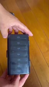 Weekly Pill Case Pillbox 7 Days Medicine Tablet Box Portable Travel Drugs Storage Organizer Secret Compartments Pill Case