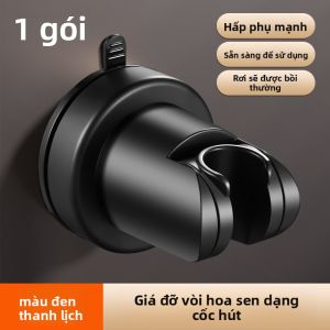 MONLEYTA | Đầu vòi sen dính trên tường có thể di chuyển không cần đục lỗ có thể điều chỉnh thiết bị cố định cho trẻ em giá đỡ vòi sen