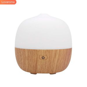 X01 120ML USB Wood Grain Air Humidifier Essential Oil Aroma Diffuser Mist Maker With 7 Colors Night Light Portable Perfume