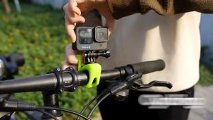 Telesin Action Camera Small Q Adjustable Silicone Elastic Bar Holder Rack TLQ-001