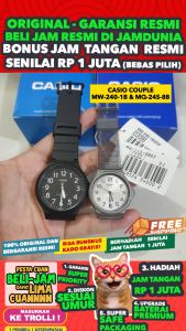 Jam Tangan Couple Original Casio MW 240 1B & MQ 24S 8B