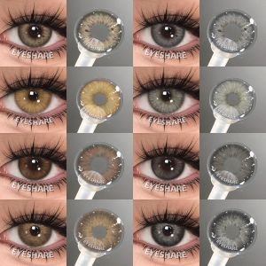 EyeShare | EYESHARE Natural Gray Brown Popular Colored Contact Lenses Fashion Blue Beauty Pupils Green Eyes Makeup Color Pupils Softlens