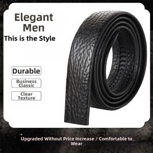 JIFANPAUL | Business Style Youth Automatic Buckle Genuine Leather Belt