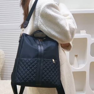 INTAN-STORE97 tas ransel wanita model terbaru style backpack Kuliah Kotak Kotak fashion perempuan kekinian ala korea 2025