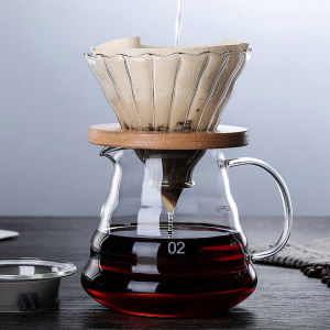 ที่หยดกาแฟและชาแบบพกพาใช้ซ้ำได้แก้วกรองอัจฉริยะพร้อมก้นไม้สำหรับเดินทางแคมป์