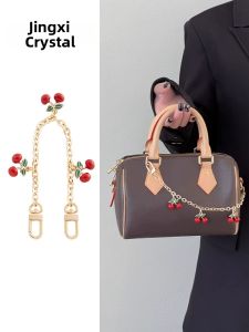 JINGQIAN | Murakami Cherry Decorative Handbag Chain Extended