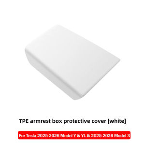 Central Control Armrest Cover For Tesla 2025-2026 Model Y Juniper & YL & 2025-2026 Model 3 Highland Thermoplastic Elastomer TPE