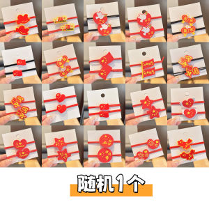 National Day Festivals Hair Ornaments Hair Clips for Children And Adults Red Flag Back of Head Non-damaging Sidelines Beautifies