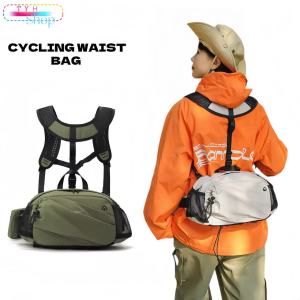 Outdoor cycling waist bag waterproof sports chest bag suitable for cycling sports mountaineering hiking travel camping