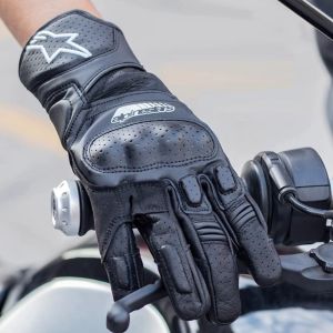 Original SP5 Full Leather Glove Touch Screen Glove Motorcycle Superbike Motor Riding Glove Sarung Tangan Motor