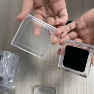 Acrylic Jewelry Box Magnet Kotak Penyimpanan Batu Permata Premium / Diamond Case / Gemstone Case