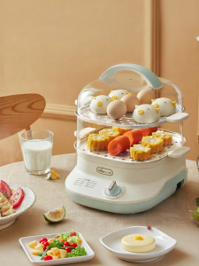 「China Plug」Bear | Multi-functional Home Double-layer Steam Pot Breakfast Machine
