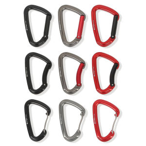 Lightweight 25KN Outdoor Carabiner D-Shape Heavy Duty Quickdraw for Climbing and Hiking