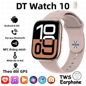 Đồng Hồ Thông Minh DT Watch X Mini Màn Hình AMOLED Hỗ Trợ NFC Theo Dõi Sức Khỏe Thể Thao Tương Thích Với iOS Và Android Có Menu 3D Video Trợ Lý Giọng Nói Dành Cho Nam Và Nữ
