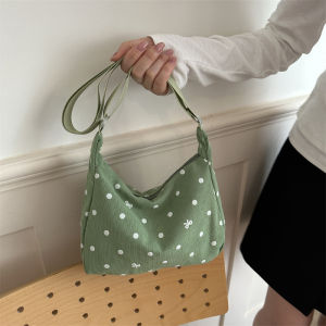 clu New polka dot crossbody bag design perfect for summer Stylish versatile sophisticated Shoulder bag ulc