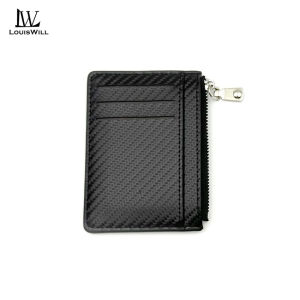 LouisWill Men Women Short Wallet Multi-Functional Wallet Ultra-Thin PU Soft Leather Card Purse Wallet Multi-Card Position ID Credit Cards Holders Business Bag Zipper Card Holder