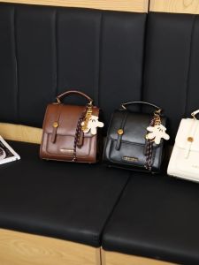 กระเป๋าสะพายข้างของผู้หญิงดิสนีย์คลาสสิกย้อนยุคมีความสง่างามและความสง่างามกระเป๋าสะพายไหล่ที่ต้องมีสำหรับผู้หญิงกระเป๋าถือกระเป๋าสะพายข้างกระเป๋าสะพายไหล่สีน้ำตาลสีขาวสีดำ