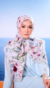LEEYANA RAHMAN EDISI ARABESQ TUDUNG BAWAL COTTON VOILE BIDANG 45 DGN 20 DESIGN | BAWAL MURAH