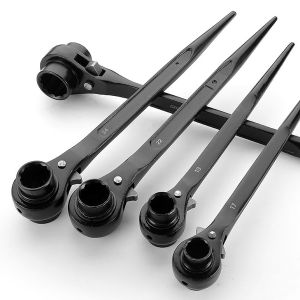 Scaffolding Podger Ratchet Wrench Site Ratchet Socket Wrench Tool Tapered End Double Size Podge Ratchet Wrench 12inch