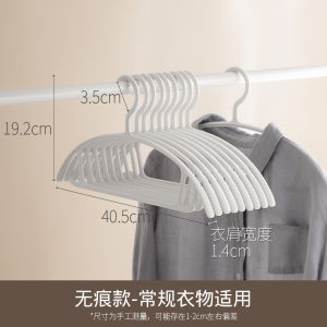 LanCorner No-Show Plastic Clothes Hanger Small Collar Protector Non-Bulky Design for Home Use Wardrobe New 2025 Model