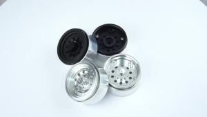 1/4Pcs 1.9 Inch Beadlock Wheel Hub Rim Rims Aluminum Alloy for TRX4 TRX6 Axial SCX10 III AXI03007 GRT EX86190 1/10 RC Crawler