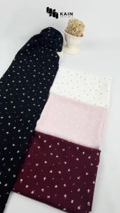 05 meter Bahan Kain Crinkle Kringkle Dobby Lulu