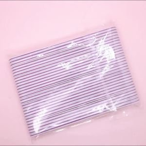 1/3/5 Pack Double Sided White Nail Files Washable Sand Nail Buffer Professional Manicure Pedicure Tools for Acrylic Natural Nail