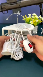 E27 10m/8m/5m/3m lamp holder with switch hook cord switch lamp socket extension LED light bulb with socket