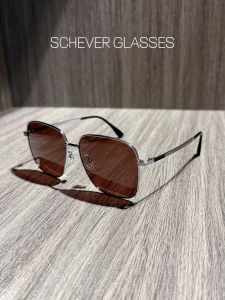 Schever | UV Protection Driving Large Face Amber Polarized Sunglasses