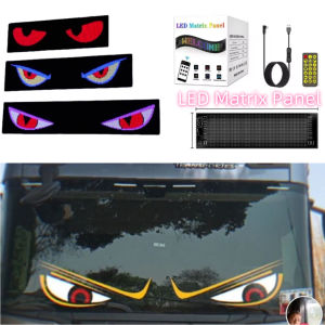 USB LED Matrix Pixel Panel With App Control 5V Flexible Scrolling Bright Advertising LED Signs RGB Pattern Car Animation Display