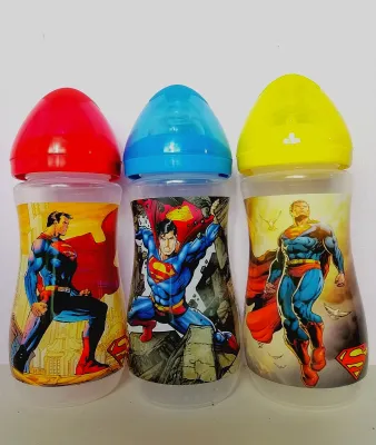 Superman Character feeding bottle 12oz wideneck
