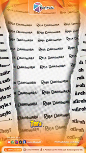 Sticker Label Nama Polos Custom 48 / 96 pcs Waterproof Tahan Air Stiker Nama Anak Buku Sekolah Bekal