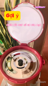 [ Xả Kho ] Nồi Ủ Khaluck 6L Chân Không Thương Hiệu Nhật Bản Chất Liệu Inox 304 Dày Cách Nhiệt Lâu Bền Chống Va Đập Tốt Không Bị Móp Do Rơi Rớt Nắp Gài An Toàn Có Quai Xách Tiện Lợi Tiết Kiệm Nhiên Liệu Và Thời Gian Nấu.