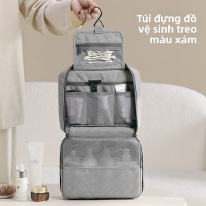 ETRAVEL | Túi Rửa Mini Du Lịch Có Dung Lượng Lớn Tách Rối Ướt Khô và Chức Năng Treo