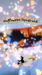 JomParty Kids Halloween Sequin Headband Spooky Party Hair Accessories
