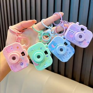 Móc Khóa Dạ Quang Little Monster Chiếu Camera hot trend Kute